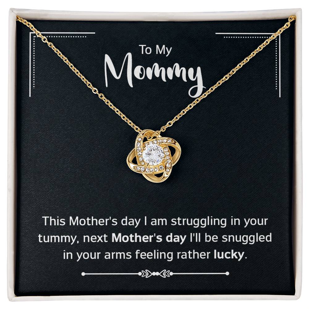 To My Mommy - Love Knot Necklace - Happy Mother's Day