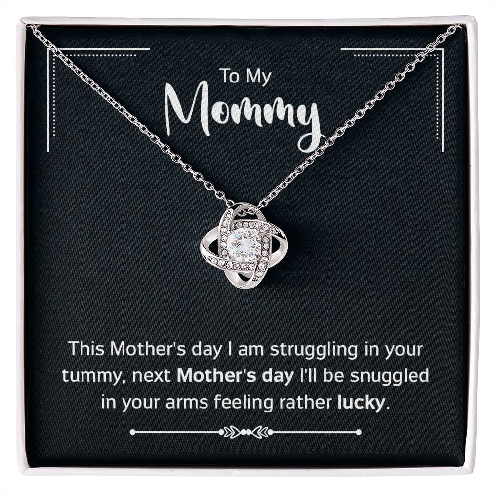 To My Mommy - Love Knot Necklace - Happy Mother's Day