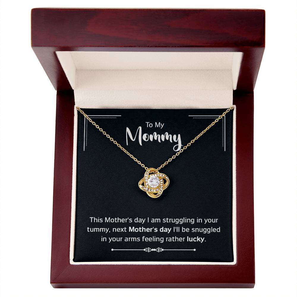 To My Mommy - Love Knot Necklace - Happy Mother's Day