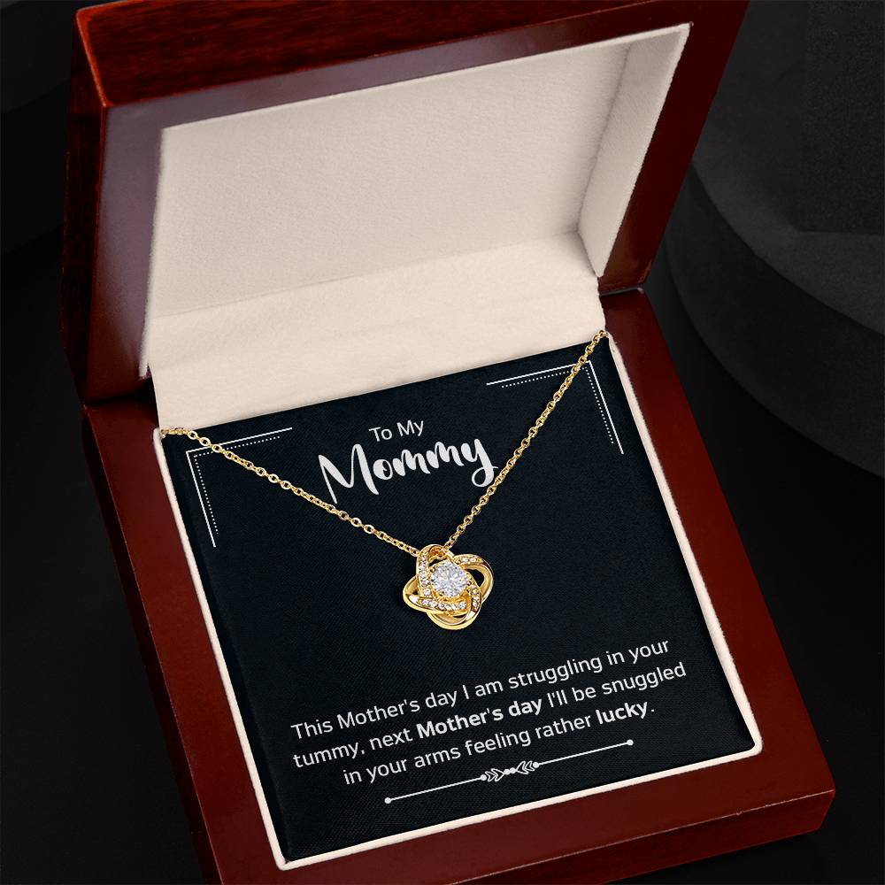 To My Mommy - Love Knot Necklace - Happy Mother's Day