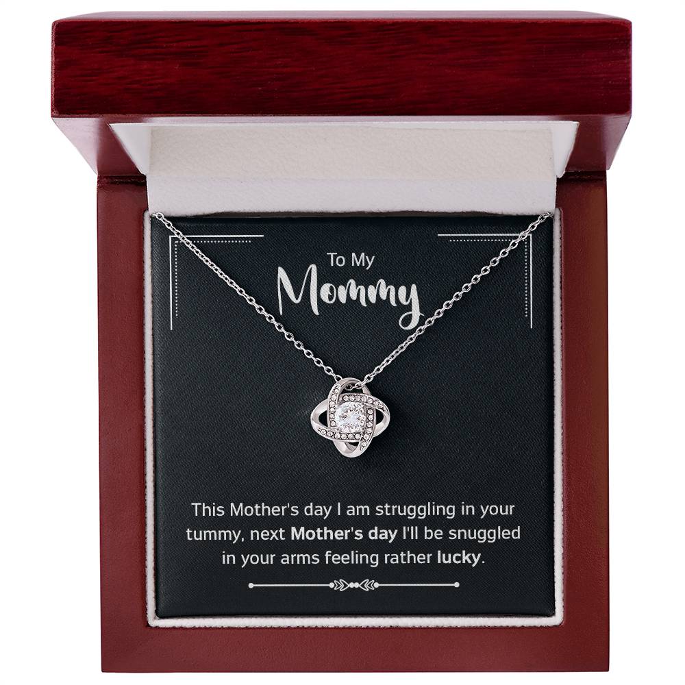 To My Mommy - Love Knot Necklace - Happy Mother's Day