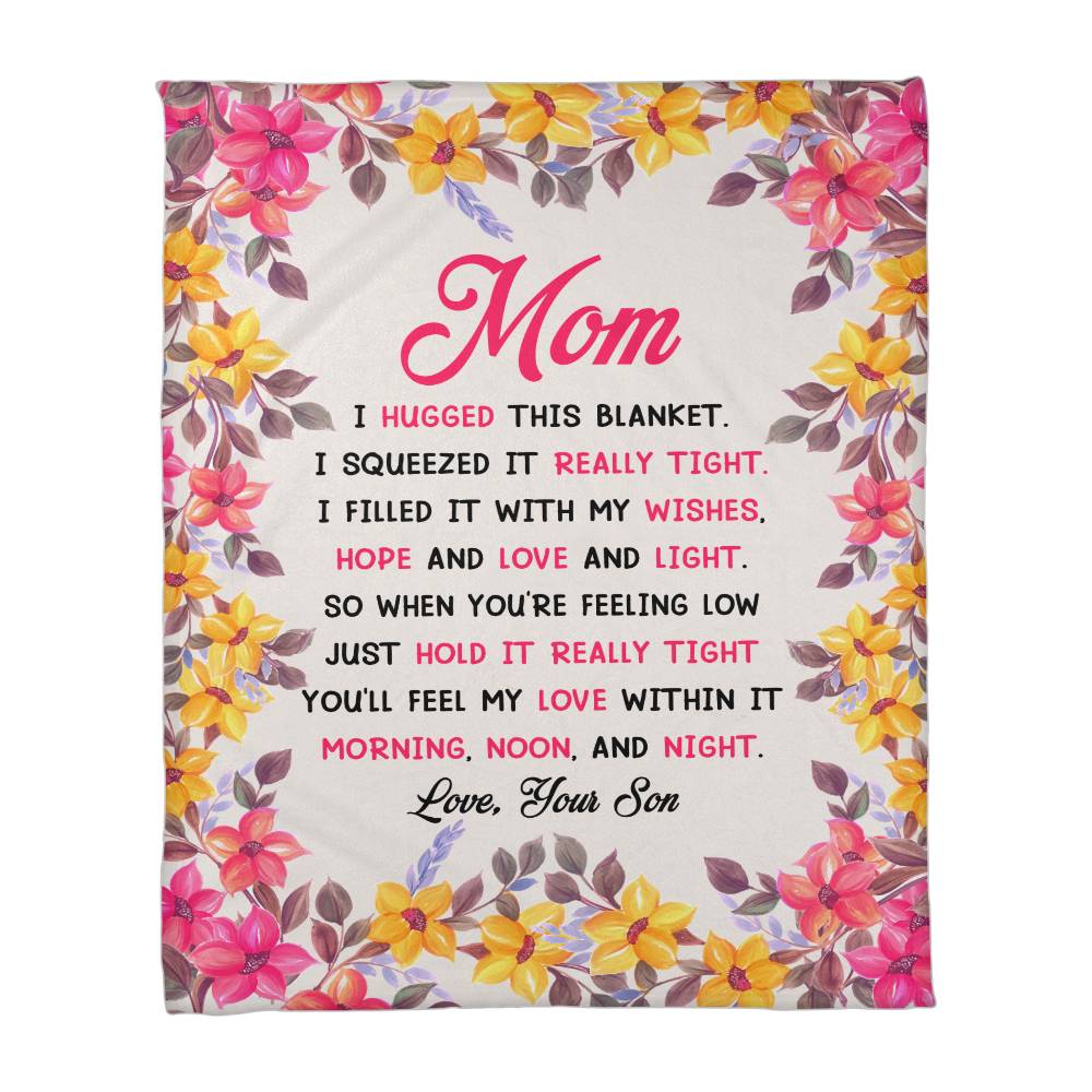 Mom - Coral Fleece Blanket