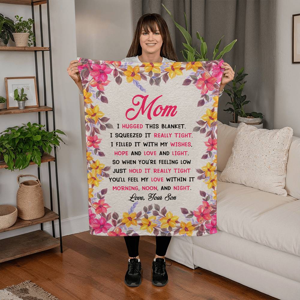 Mom - Coral Fleece Blanket