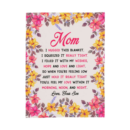 Mom - Coral Fleece Blanket